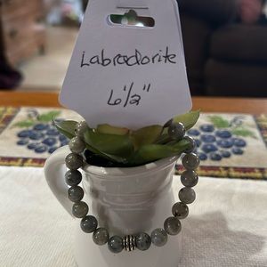 Hand Crafted Labradirite Stretch Bracelet
